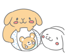 rabbit cute sticker kanarico2 part5 sticker #15682950