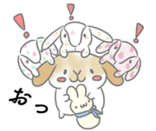 rabbit cute sticker kanarico2 part5 sticker #15682951