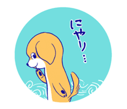Dangling ear dog Sticker sticker #15683806