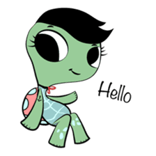 Shelly The Tomboy Turtle sticker #15684418