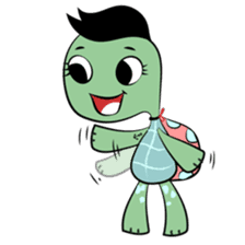 Shelly The Tomboy Turtle sticker #15684419