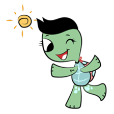 Shelly The Tomboy Turtle sticker #15684420