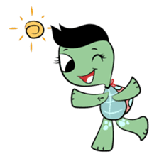 Shelly The Tomboy Turtle sticker #15684420