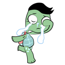 Shelly The Tomboy Turtle sticker #15684427