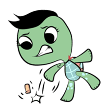 Shelly The Tomboy Turtle sticker #15684429