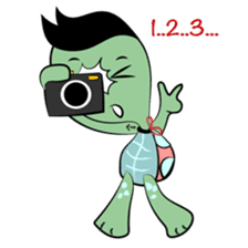 Shelly The Tomboy Turtle sticker #15684432