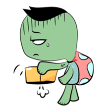 Shelly The Tomboy Turtle sticker #15684436