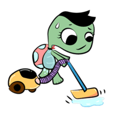 Shelly The Tomboy Turtle sticker #15684440