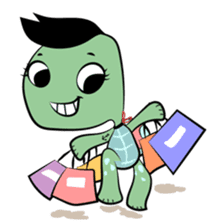 Shelly The Tomboy Turtle sticker #15684442