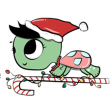 Shelly The Tomboy Turtle sticker #15684448