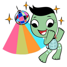 Shelly The Tomboy Turtle sticker #15684452