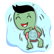Shelly The Tomboy Turtle sticker #15684454