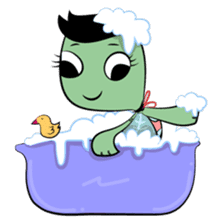 Shelly The Tomboy Turtle sticker #15684455