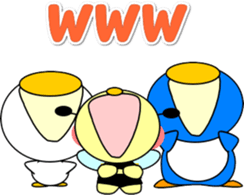 Sticker with a smile-4 sticker #15684674