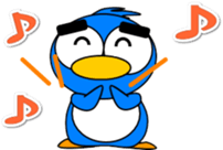 Sticker with a smile-4 sticker #15684685