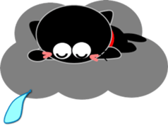 Sticker with a smile-4 sticker #15684687