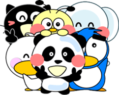 Sticker with a smile-4 sticker #15684690