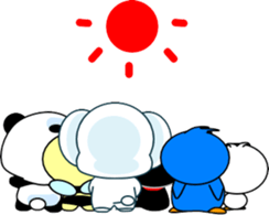 Sticker with a smile-4 sticker #15684694