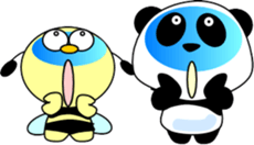 Sticker with a smile-4 sticker #15684699