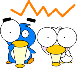 Sticker with a smile-4 sticker #15684700