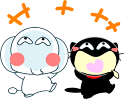 Sticker with a smile-4 sticker #15684709