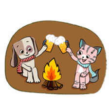 Bubu & Charley Winter Adventures sticker #15684772