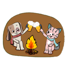 Bubu & Charley Winter Adventures sticker #15684772