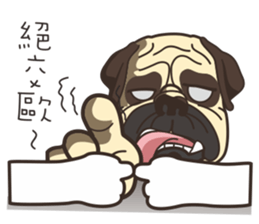 Warning security dog~bulldog Part. 2 sticker #15684796