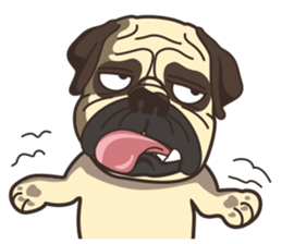 Warning security dog~bulldog Part. 2 sticker #15684804