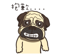 Warning security dog~bulldog Part. 2 sticker #15684808