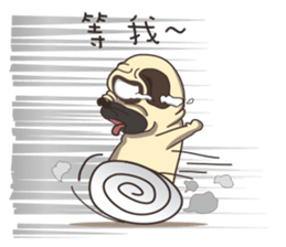 Warning security dog~bulldog Part. 2 sticker #15684818