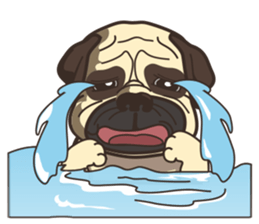 Warning security dog~bulldog Part. 2 sticker #15684825