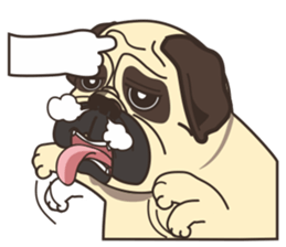 Warning security dog~bulldog Part. 2 sticker #15684833