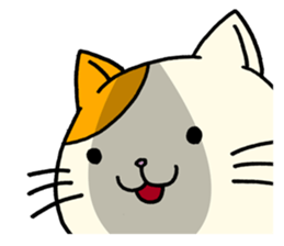 It is a cat named Mya-zaki. sticker #15684963