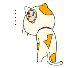 It is a cat named Mya-zaki. sticker #15684965