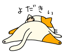 It is a cat named Mya-zaki. sticker #15684975