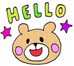 Colorful Bear2(japanese) sticker #15685284