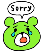 Colorful Bear2(japanese) sticker #15685286