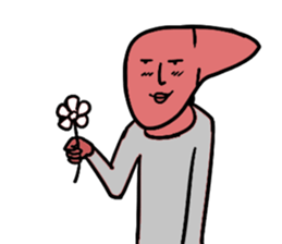 Liver man! sticker #15686050