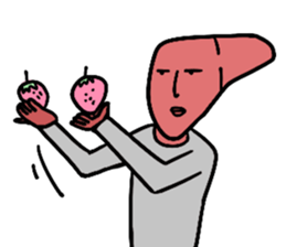 Liver man! sticker #15686053