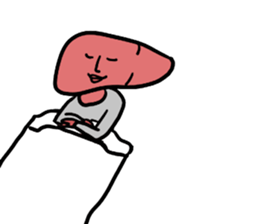 Liver man! sticker #15686073