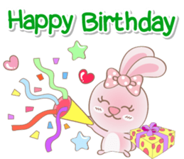 Rabbito (ta) Happy Birthday 2017 sticker #15686292