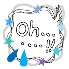 Speech balloon(Japanese) sticker #15687044