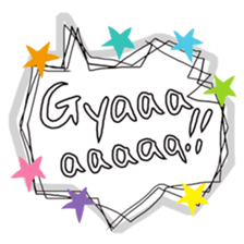 Speech balloon(Japanese) sticker #15687050