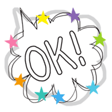 Speech balloon(Japanese) sticker #15687053