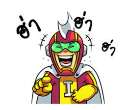 Chicken Man & monster V2 sticker #15687690