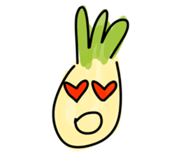 Pineapple face - funny smiley sticker sticker #15688155