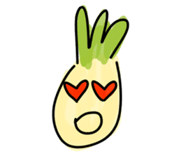Pineapple face - funny smiley sticker sticker #15688155