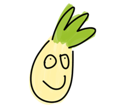 Pineapple face - funny smiley sticker sticker #15688157
