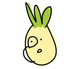 Pineapple face - funny smiley sticker sticker #15688168